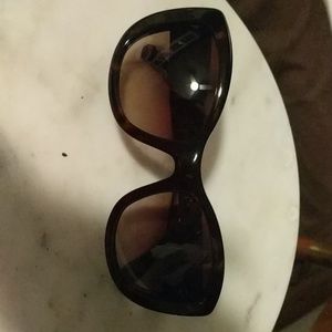 Chanel brown tortoise shell sunglasses